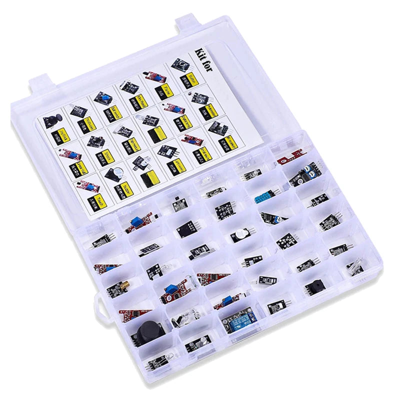 For Arduino 45 in 1 Sensors Modules Starter Kit &ndash; Extensive Range of Sensors