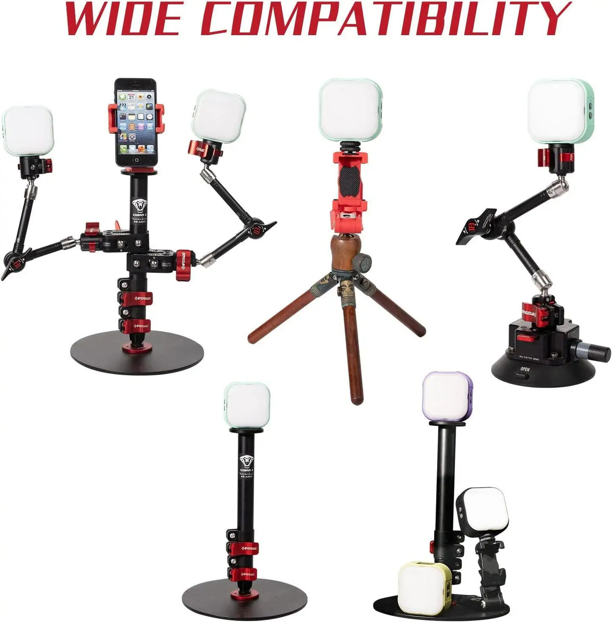 IFOOTAGE Mini RGB Fill Light - APP Control Lighting