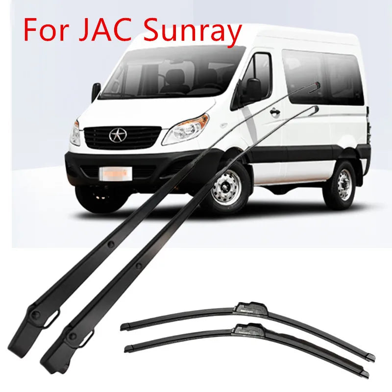 Front Wiper Arm And Blade Set With Rubber For JAC Sunray 3741200R001 by InterCyprus Trading Ltd