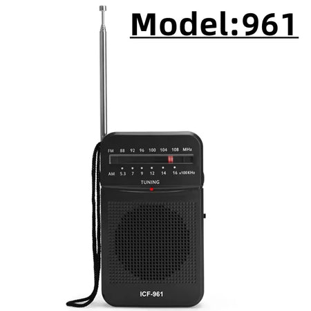 BC-R21/961/962 Mini Radio AM FM Portable &ndash; Best Reception NEW Model 961