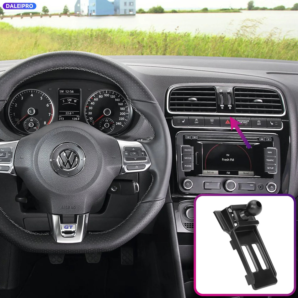Vehicle Specific Phone Holder Base For Volkswagen Polo 2011-2017