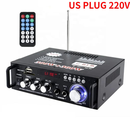LEEDOAR 300W Digital HIFI Stereo Power Amplifier - Dual Channel Audio Experience US PLUG 220V