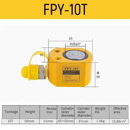 Ultra-Thin Portable Hydraulic Jack Split Booster &ndash; Slim High Capacity 30 Ton Lifting 10T