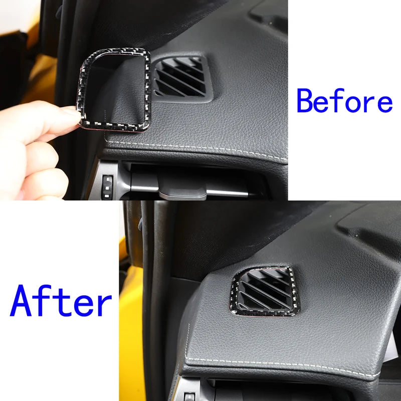 Toyota Supra GR A90 Μαλακός Πίνακας Ελέγχου από Άνθρακα με Εξαγωγή Αέρα