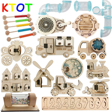 Busy Board Montessori Toy &ndash; Interactive Cognitive Recovery