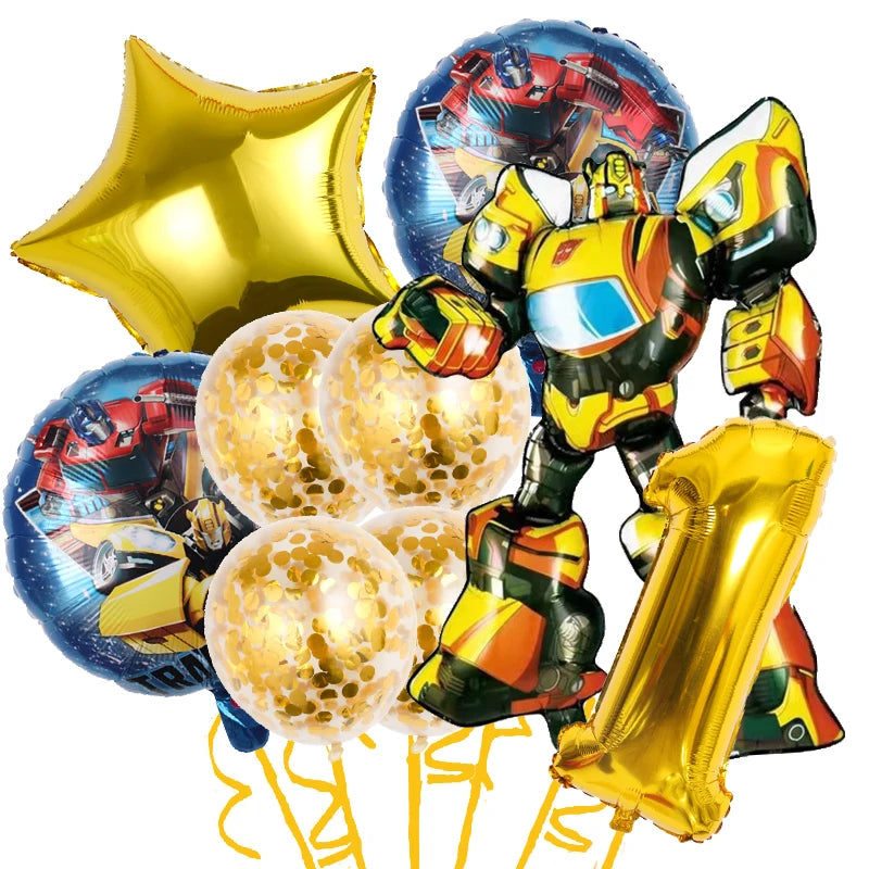 Transformers Boys Birthday Party Balloon Decoration Set