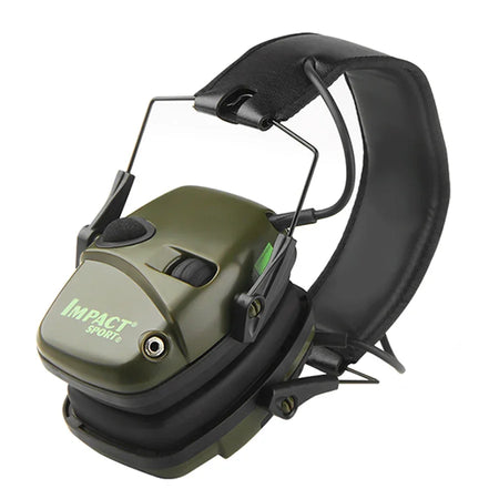 Outdoors Tactical Shooting Earmuff &ndash; Sound Amplification Green