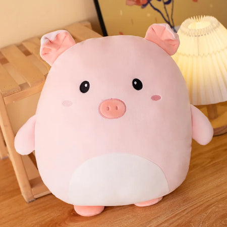 40cm Kawaii Plush Animal Pillow - Penguin, Pig, Rabbit, Panda, Crab