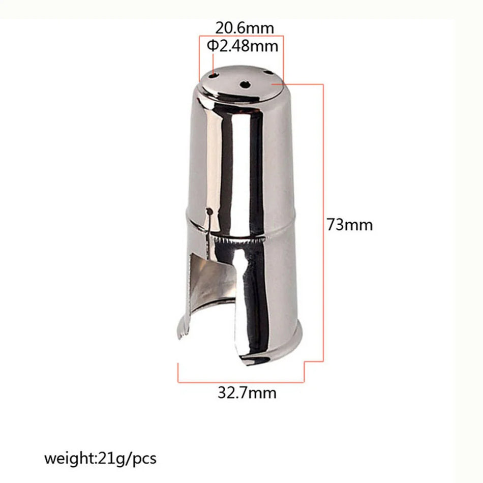 Nickel Plated Mouthpiece Cover &ndash; Durable Metal Cap
