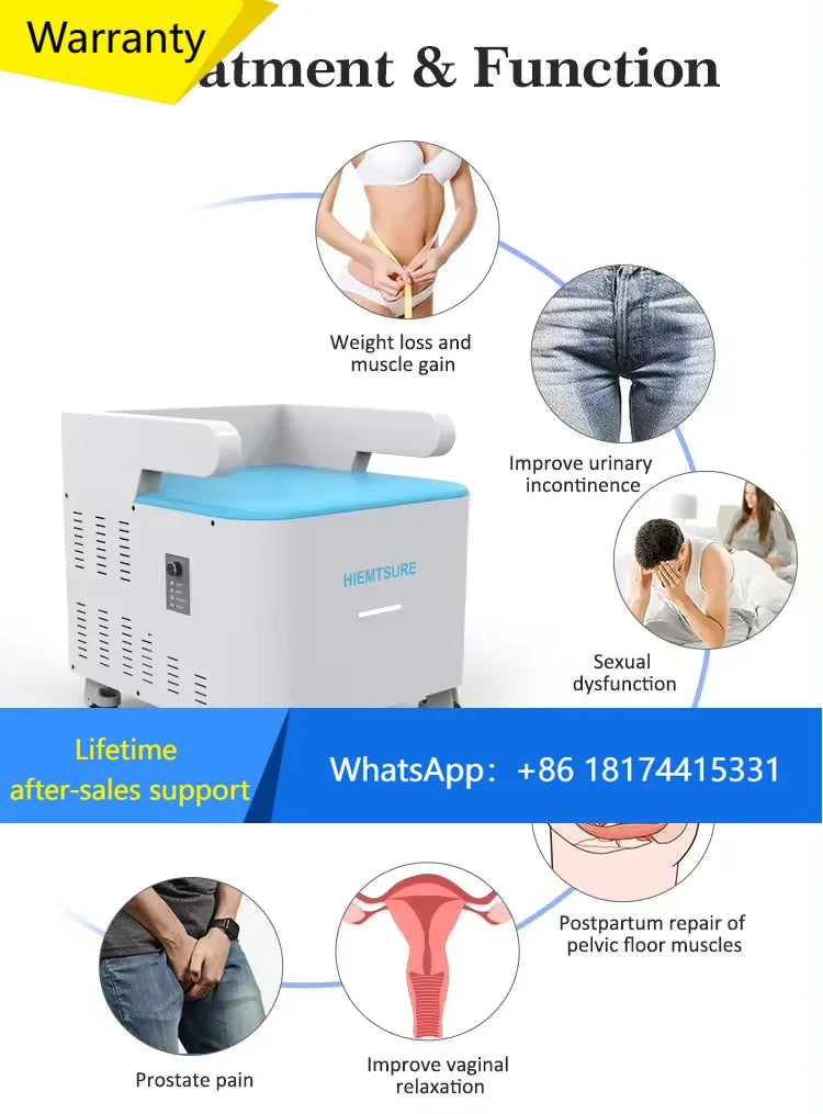 Masážní křeslo pro inkontinenci moči po porodu pánevního dna