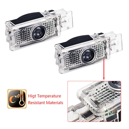 2Pcs Car Door Welcome LED Projection Lamp Mercedes - Logo