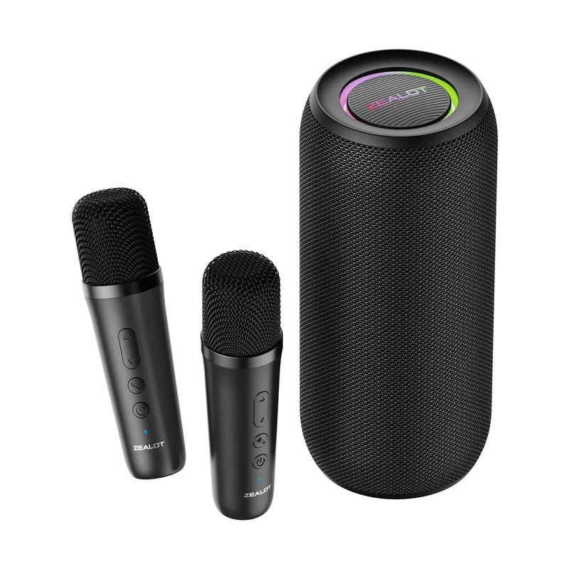 ZEALOT-S69M Karaoke Machine &ndash; Portable Bluetooth System 2Microphone