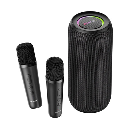 ZEALOT-S69M Karaoke Machine &ndash; Portable Bluetooth System 2Microphone