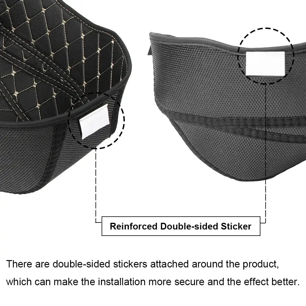 Motorcycle Seat Bucket Storage Box For Yamaha NMAX155 NMAX125 NMAX 155 125 2020-2023 2024 Rear Trunk Cargo Liner Pad Protector by InterCyprus Trading Ltd