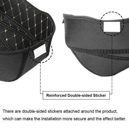 Motorcycle Seat Bucket Storage Box For Yamaha NMAX155 NMAX125 NMAX 155 125 2020-2023 2024 Rear Trunk Cargo Liner Pad Protector by InterCyprus Trading Ltd