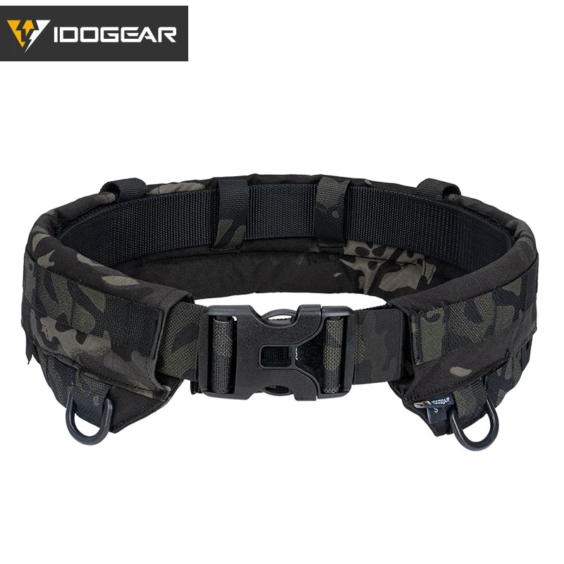 IDOGEAR Tactical Belt MOLLE 3424 &ndash; Inner Outer Belt Set MCBK / S / CHINA