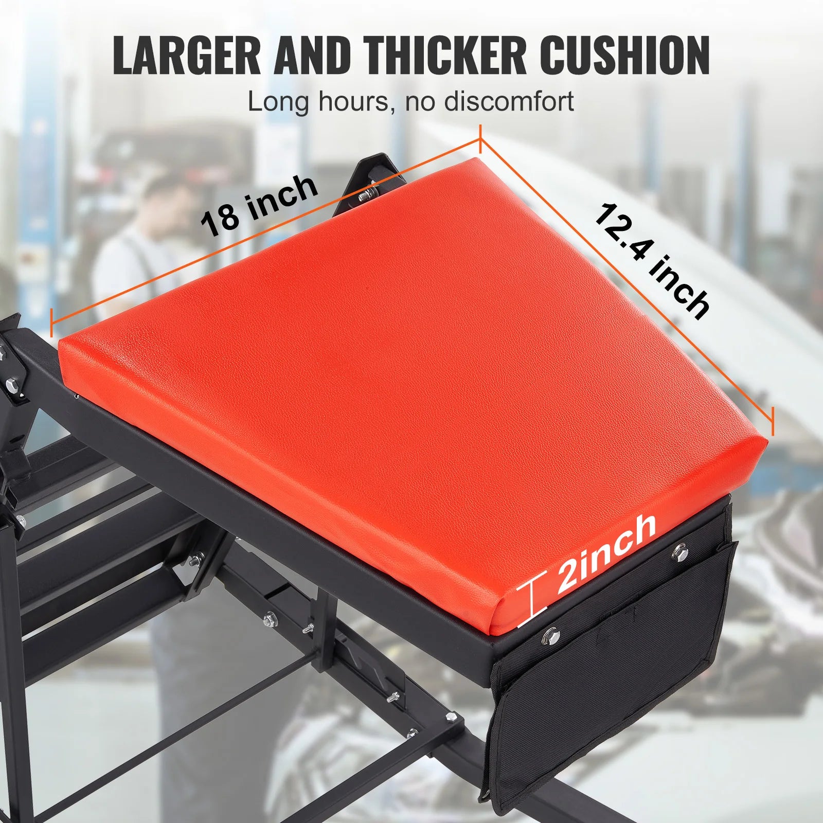 SucceBuy Topside Creeper 42.5-64.8in &ndash; 400 LBS Capacity