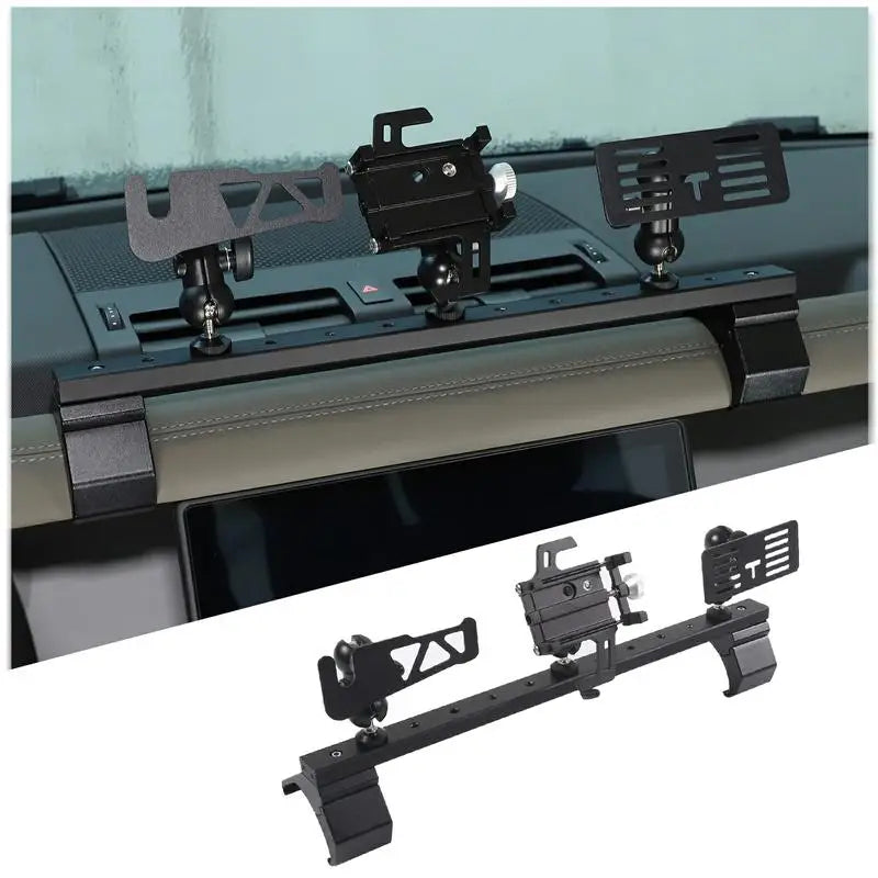 Supporto per telefono in lega di alluminio per Land Rover Defender 110