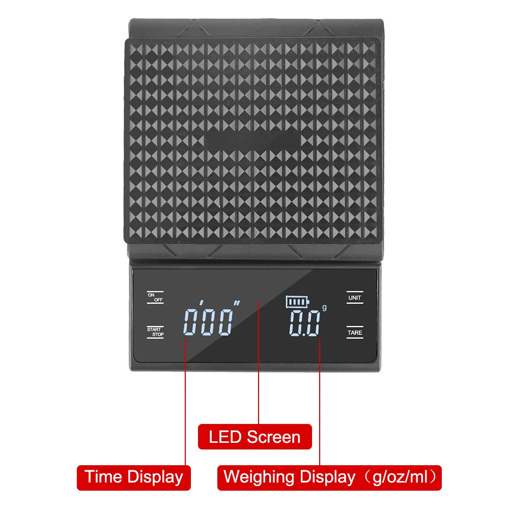 Digital Display LED 3KG Scale 0.1g 29583 &ndash; Auto Timer