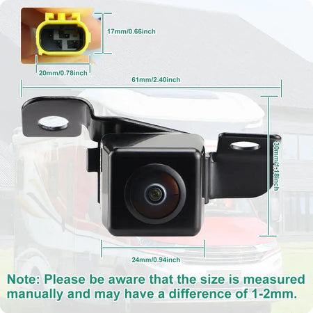 Rear View Backup Camera Stainless Steel for Kia Sorento 2011 2012 2013 by InterCyprus Trading Ltd