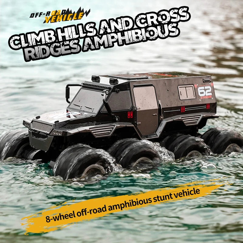 JJRC Q137 8WD Amphibious Stunt Remote Control Car