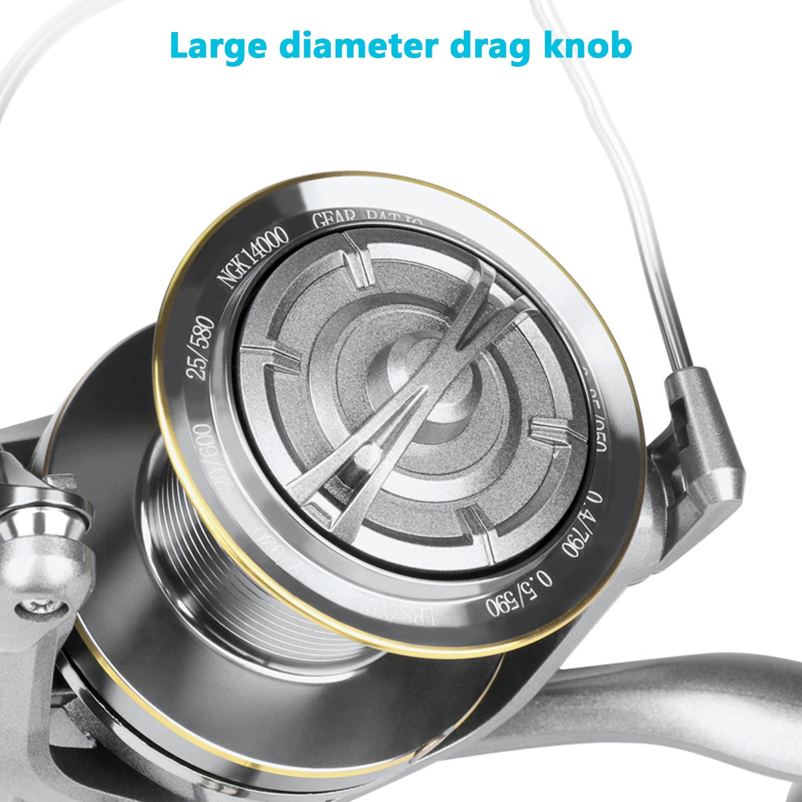 6+1 Ball Bearings Reel &ndash; High Speed 4.8:1 Gear Ratio Carp