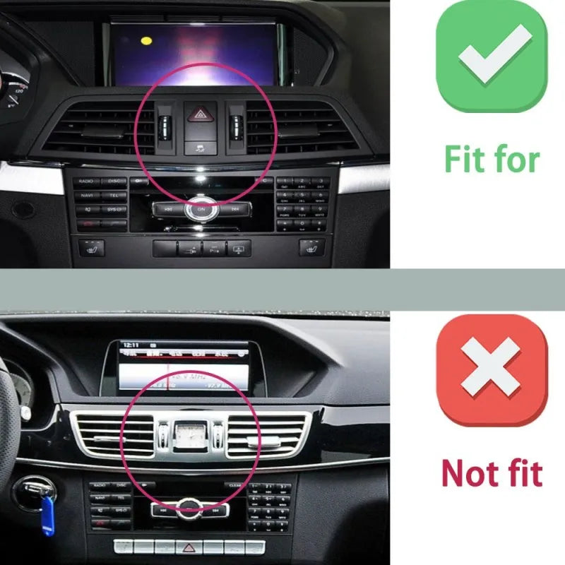 Wireless Charging Phone Mount For Mercedes-Benz E Class W212