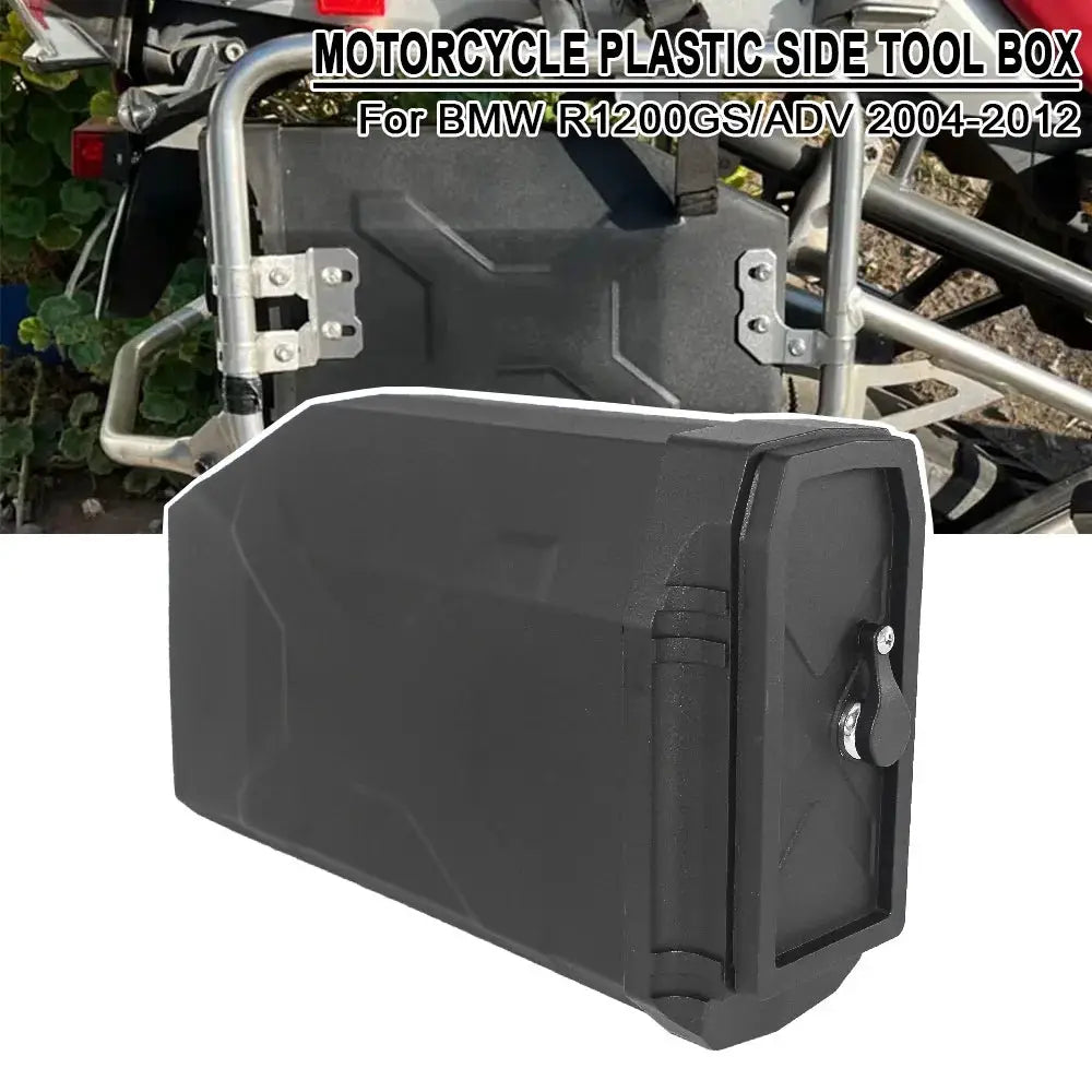 For BMW R1200GS ADV R1200GS Adventure GS1200 2004-2012 Motorcycle Storage Case Side Bracket Tool Box Plastic Toolbox Accessories by InterCyprus Trading Ltd