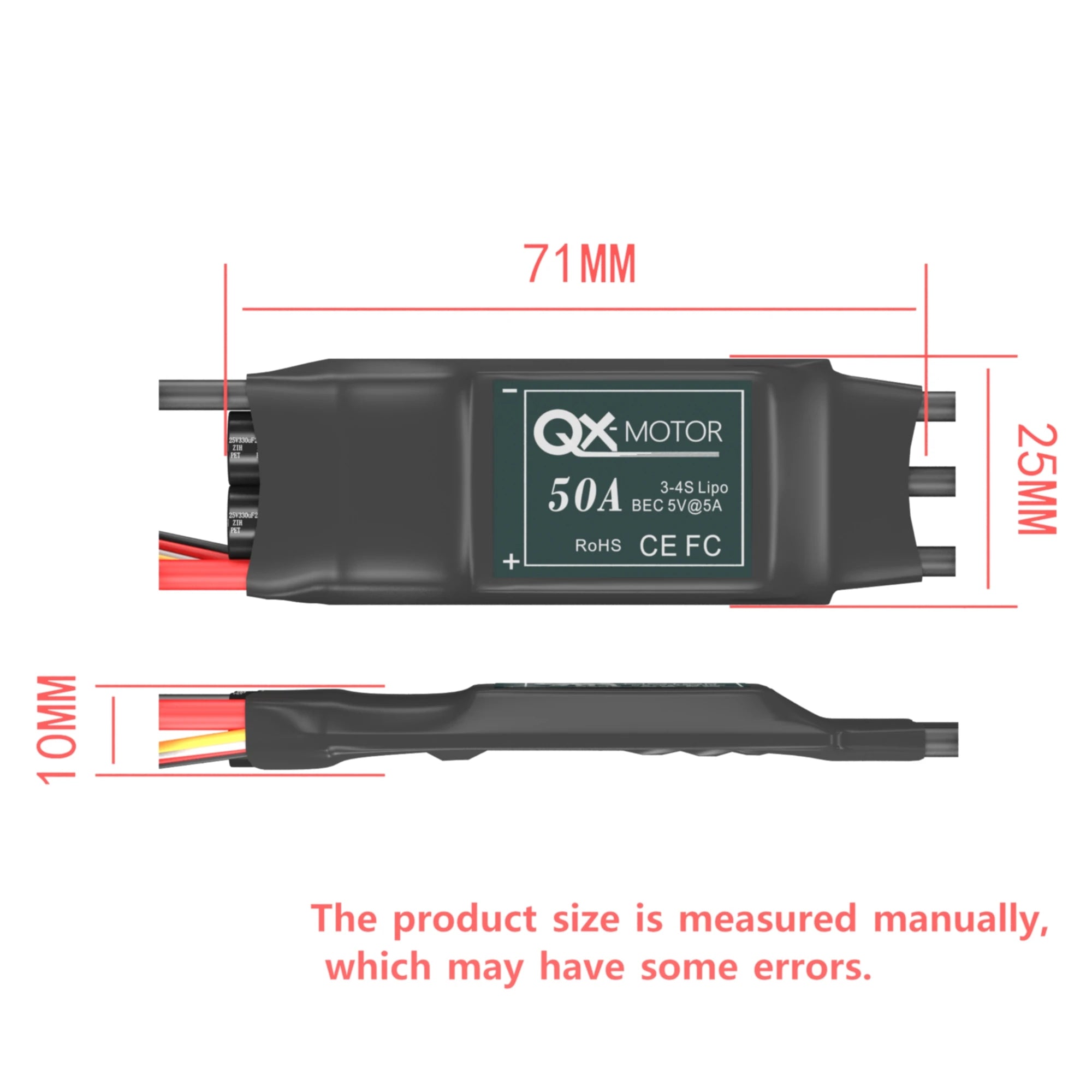QX-MOTOR 70mm EDF Ducted Fan 6 Blades &ndash; 3000KV Brushless