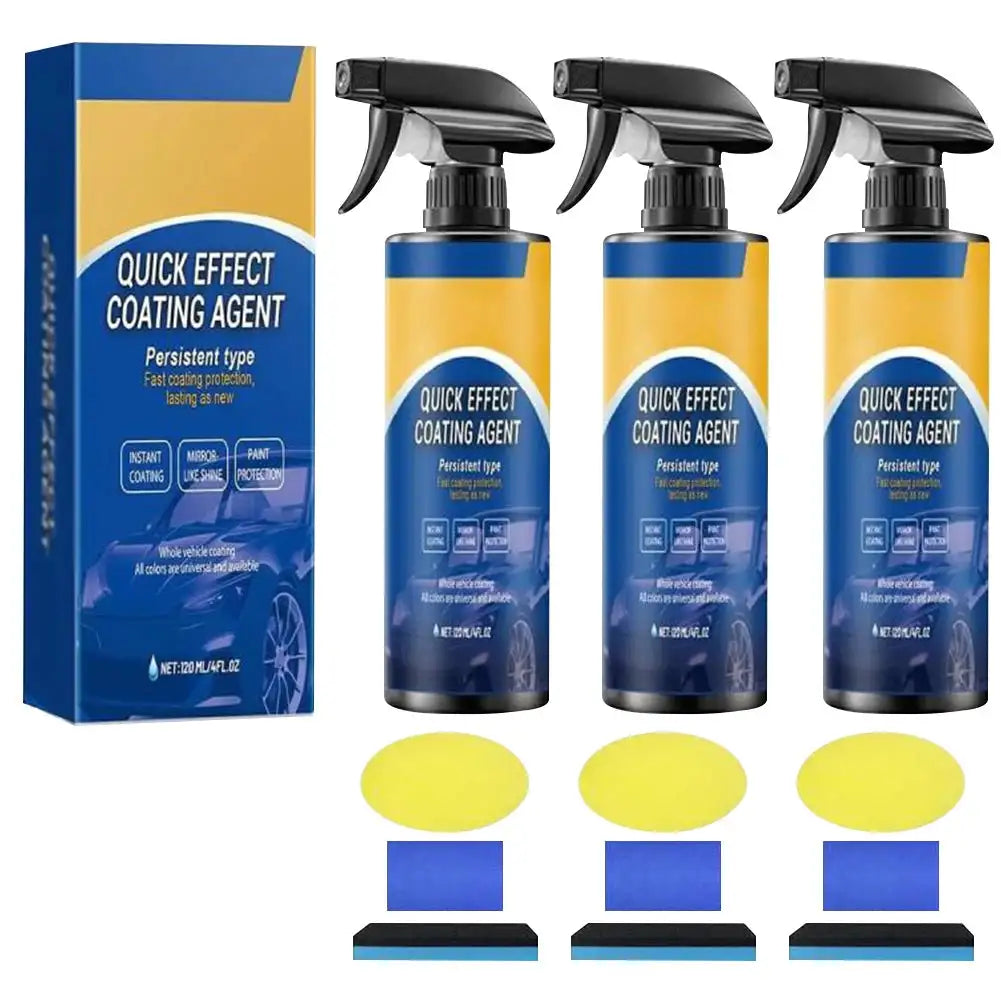 Alloyseed Car Coating Spray High Protection Quick Effect 3Pcs