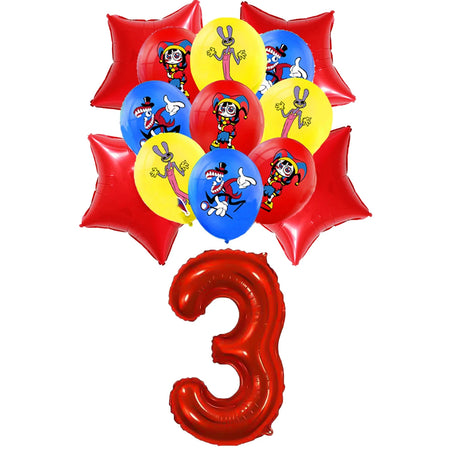 Amazing Digital Circus Party Tableware &amp; Decorations balloons-3