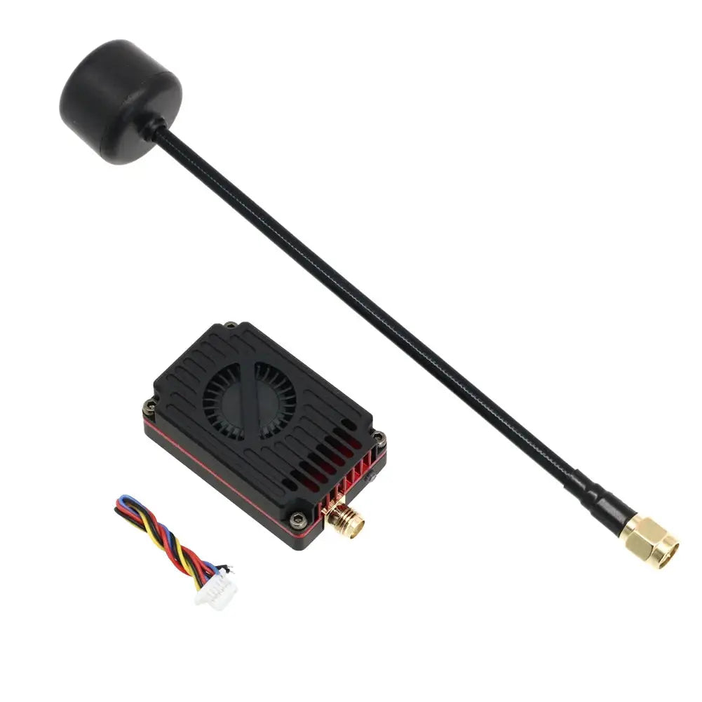 RUSHFPV OverShoot 3.3G 4W VTX Supports IRC Tramp Protocol 7-30V Video Transmitter 3.3GHz Glasses VRX Module FPV Long Range Drone by InterCyprus Trading Ltd