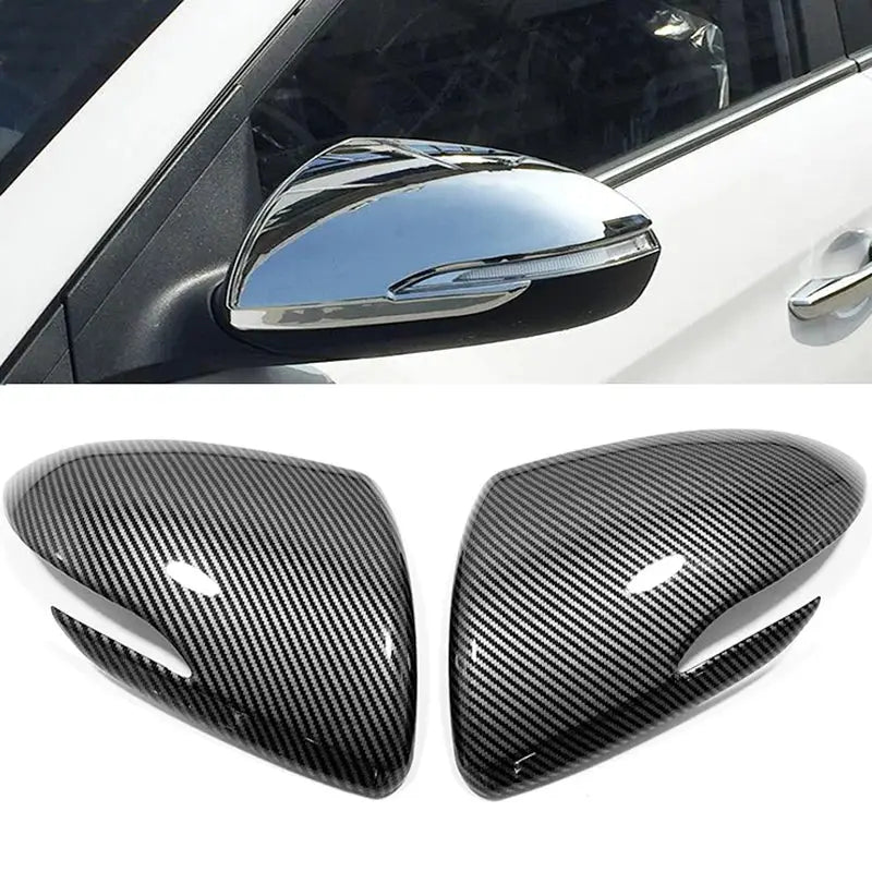 Side Mirror Cover Wing Caps Chrome ABS For Hyundai Elantra Avante I30 by InterCyprus Trading Ltd