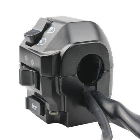 FTKDMT Motorcycle Handlebar Switch &ndash; Universal Control for Headlights and Turn Signals