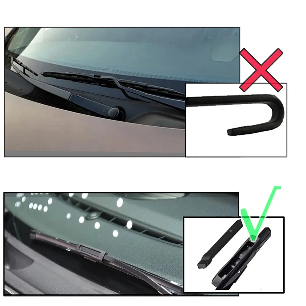 Misima Windshield Windscreen Wiper Blades For Mini Cooper R56 Hatch 04.2012-11.2013 Front Rear Window Wiper Blade Kit 2012 2013 by InterCyprus Trading Ltd