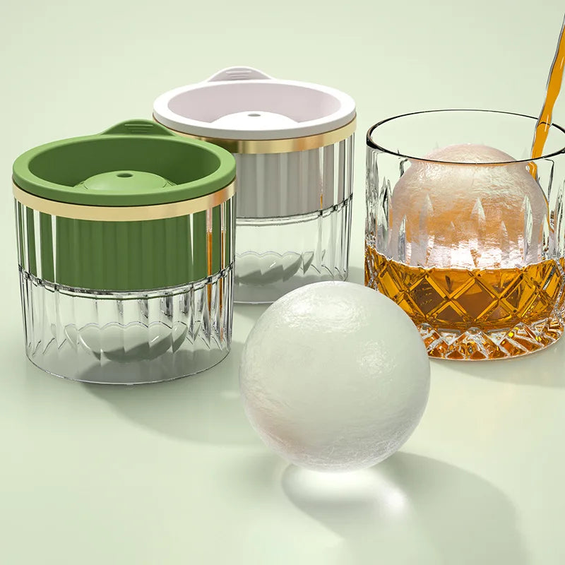 Ice Ball Mold &ndash; Eco Friendly Silicone Ice Ball Maker