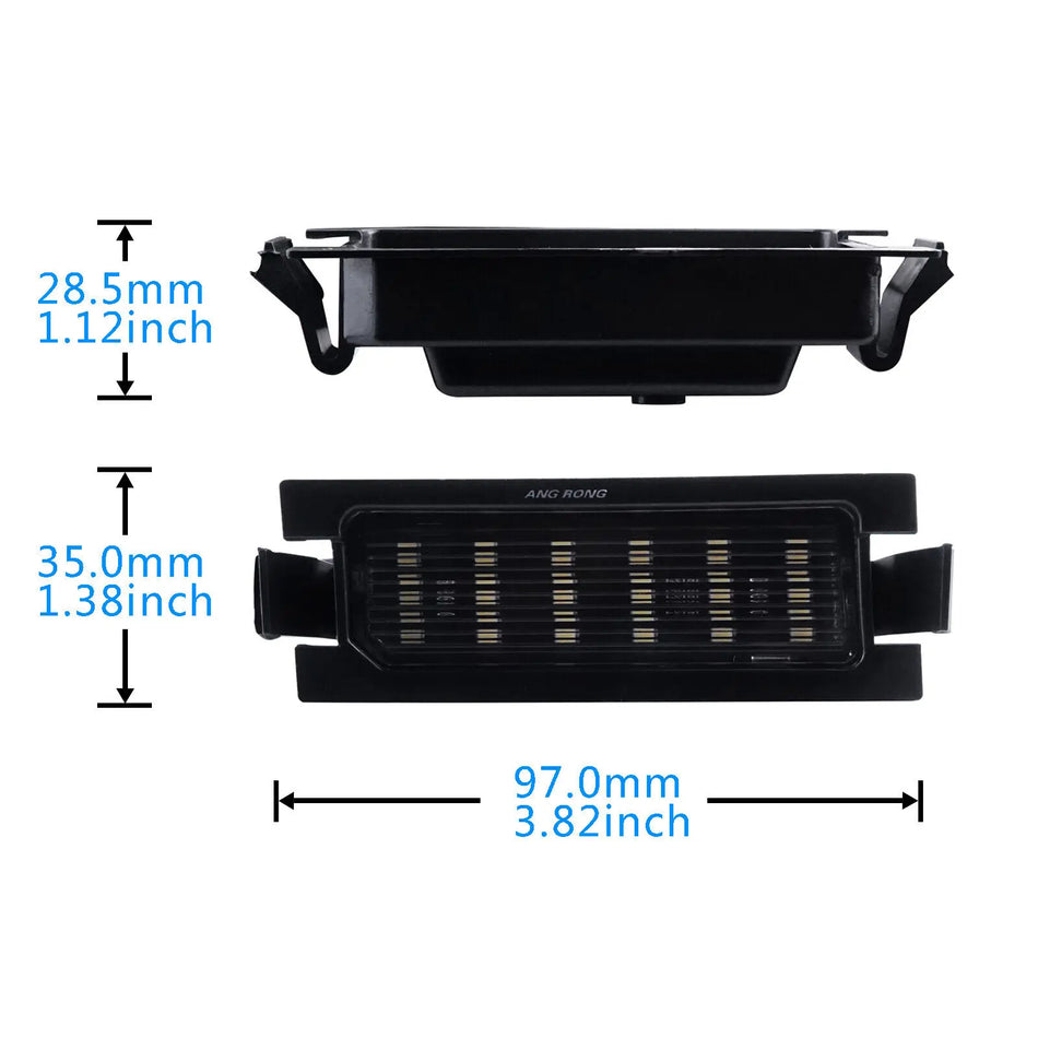 Numerio apšvietimo lemputės Kia Cee'd SW ir Hyundai hečbekams, 2x LED, CANbus suderinamos, plug-and-play