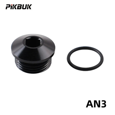 PIKBUK Aluminum AN6 8 10 12 16 20 AN ORB O-Ring Seal Boss Port Socket Port Plugs Slimline Block Off Fitting Adapter by InterCyprus Trading Ltd