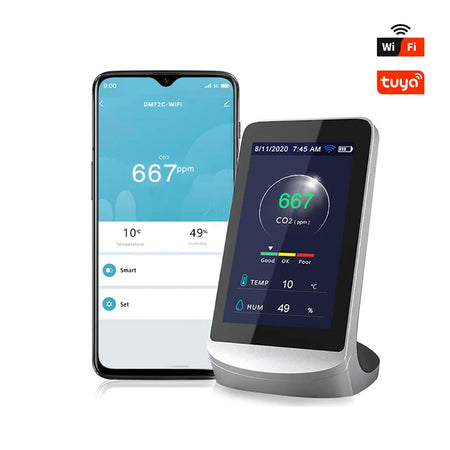 Dienmern Air Quality Monitor &ndash; High Precision CO2 Sensor DM72C-WIFI / CHINA