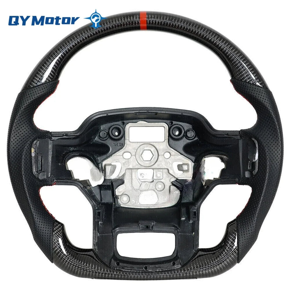 Форд F150 Раптор Реален Въглероден Влакно Волан С Перфорирана Кожа