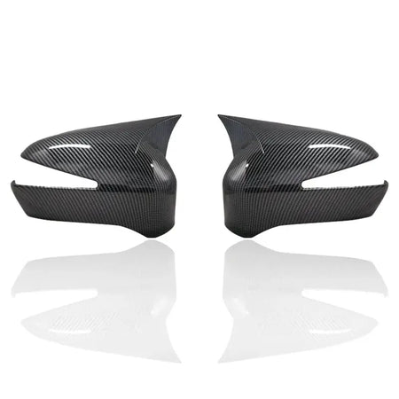 For Honda Civic FD6 2006-2012 Mirror Cover Accessory Carbon fiber glossy black Case CAR Shield by InterCyprus Trading Ltd