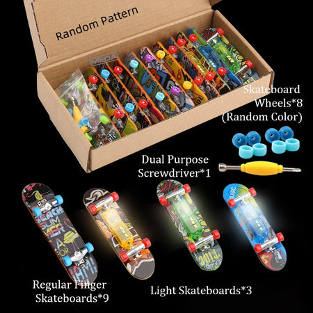 Profession Finger Boarding DIY Ramp - Great Starter Kit 19E-12pcs