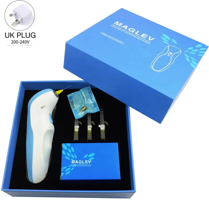 Needle Fibroblast Maglev Plasma Pen 50Pcs &ndash; Wrinkle Lift gift box UK plug