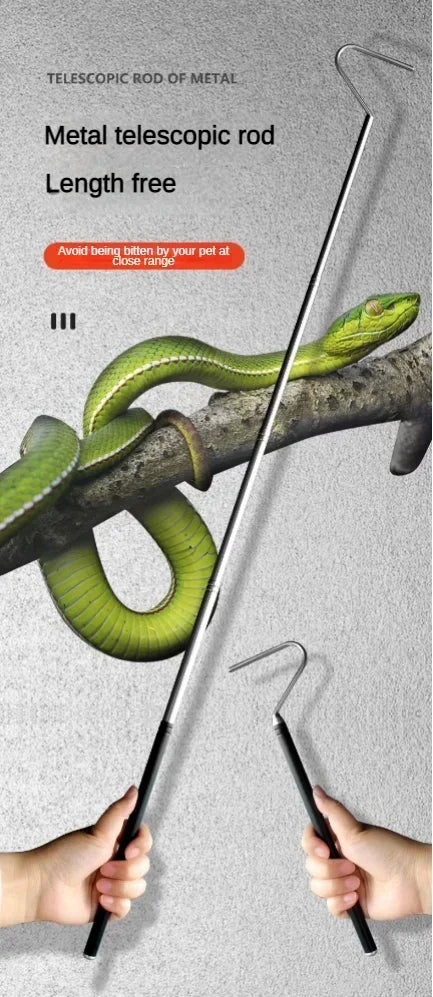 Retractable Snake Hooks Stainless Steel &ndash; Anti-Bite Capture