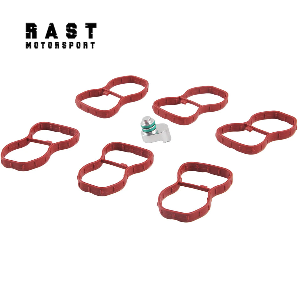 Swirl Flap Repair Cap Kit Aluminum with Gaskets for BMW N57N, N57Z, N57X