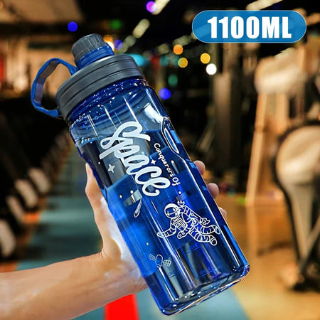 NoEnName_Null 2L 3L Large Capacity Sport Water Bottle &ndash; Eco-Friendly Filter System 1100ML star blue