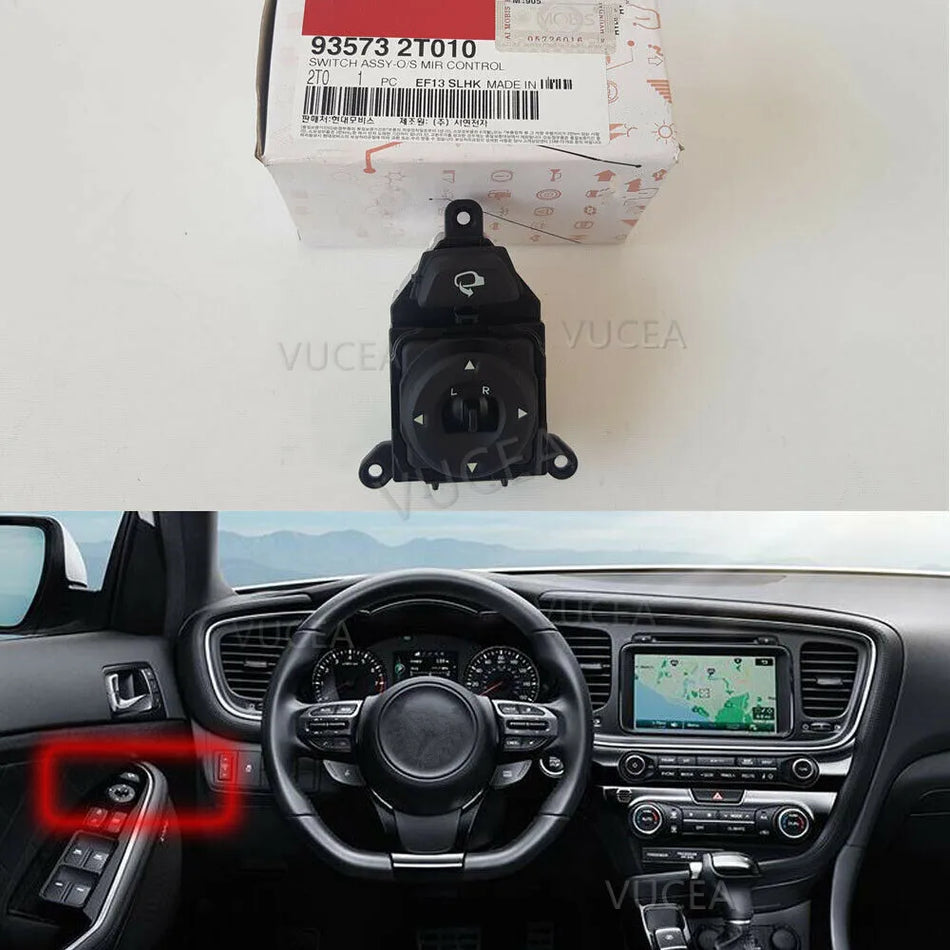 Side Mirror Adjustment Switch for Kia Optima 2010-2015 93573-2T010