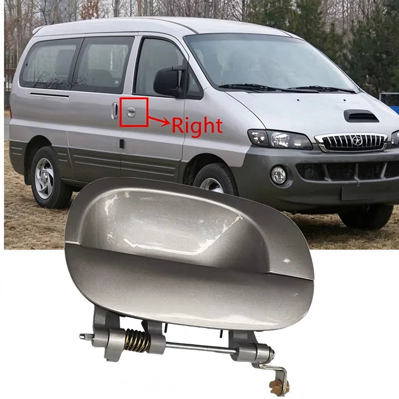 Exterior Door Handle Without Lock Cylinder Hole For Hyundai H1 Starex 1998 2007 by InterCyprus Trading Ltd