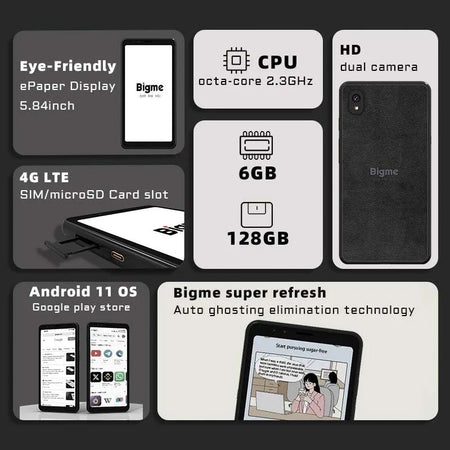 Bigme Hibreak &ndash; Android 11 E Ink Smartphone With Kindle App