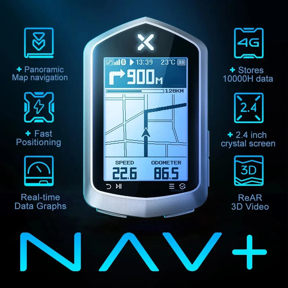XOSS NAV Plus NAV2 NAV+ Bike Computer &ndash; Accurate GPS Route Navigation